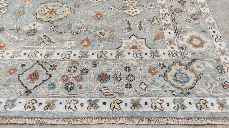 Florence 8x10 Hand-Knotted Oushak Rug | Banana Manor Rug Company