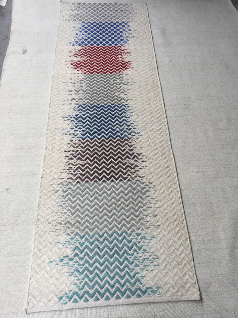 Follow the Multi-Color Zig Zag Runner Rug | Banana Manor Rug Company