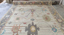 Foxxy 9x12 Ivory and Grey Hand-Knotted Oushak Rug | Banana Manor Rug Company