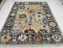 Frances 8x10 Hand Knotted Oushak | Banana Manor Rug Company