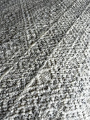 Francie 8x10 / 9x12 Natural and Ivory High-Low Hand-Knotted Rug | Banana Manor Rug Factory Outlet