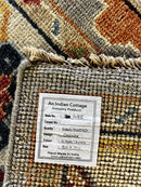 Francis Vanderbilt 8x10 Light Grey and Ivory Hand-Knotted Oushak Rug | Banana Manor Rug Company