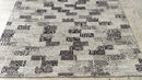 Geena Davis 5.6x8.6 Light Grey Hand-Knotted Abstract Rug | Banana Manor Rug Company