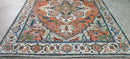 Gela Taylor Rust and Ivory Hand-Knotted Oriental Rug 8x10 | Banana Manor Rug Company