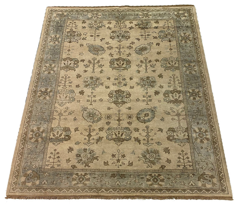 Georgia Banker Hand-Knotted Oushak | Banana Manor Rug Company