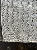 Gina the Misdemeana 8.9x11.9 Ivory Hand-Knotted Modern Rug | Banana Manor Rug Company