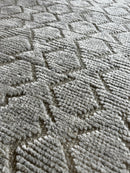 Gina the Misdemeana 8.9x11.9 Ivory Hand-Knotted Modern Rug | Banana Manor Rug Company