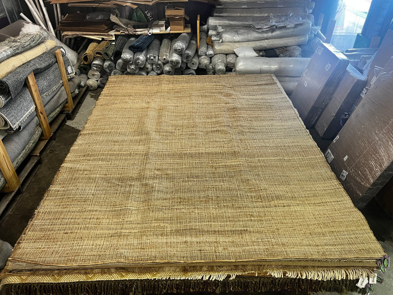 Gish Bac 8x10 and 9x12 Natural Handwoven Jute Rug | Banana Manor Rug Company