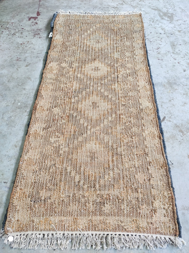 Gramercy 2.6x5.9 Natural Handwoven Jute Runner | Banana Manor Rug Company