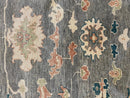 Greasion 7x10 Hand-Knotted Grey Oushak Rug | Banana Manor Rug Company