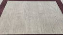 Gus Handwoven Silver Low Pile Durrie Rug 5.6x7.6 | Banana Manor Rug Company