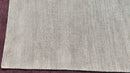 Gus Handwoven Silver Low Pile Durrie Rug 5.6x7.6 | Banana Manor Rug Company