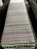 Gus Yale 2.9x6.6 Handwoven Light Pink Striped Runner | Banana Manor Rug Factory Outlet