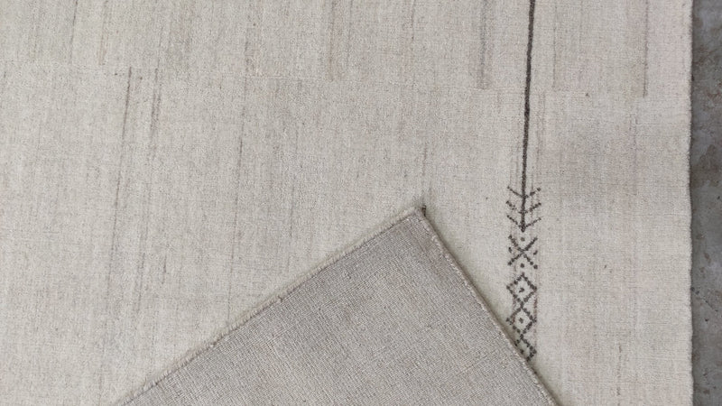 Hadley Handwoven Off White Gabbeh Rug | Banana Manor Rug Company
