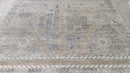 Hailey 8x10 Grey and Silver Hand-Knotted Oushak Rug | Banana Manor Rug Company