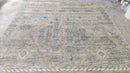 Hailey 8x10 Grey and Silver Hand-Knotted Oushak Rug | Banana Manor Rug Company