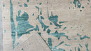 Halle Berry 6.6x9.9 Beige and Green Hand-Knotted Tibetan Rug | Banana Manor Rug Company