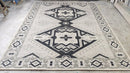 Harper 8x9.9 Hand-Knotted Off White Oushak Rug | Banana Manor Rug Company