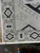 Harper 8x9.9 Hand-Knotted Off White Oushak Rug | Banana Manor Rug Company