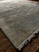 Heather O'Hara Aqua Hand-Knotted Oushak Rug 8x10 | Banana Manor Rug Company