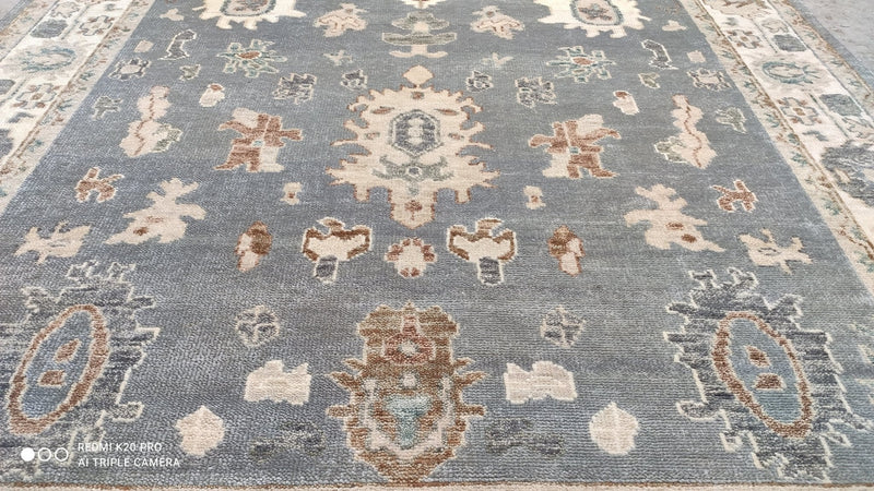 Heather Scheuermann 8x10 Hand-Knotted Oushak | Banana Manor Rug Company