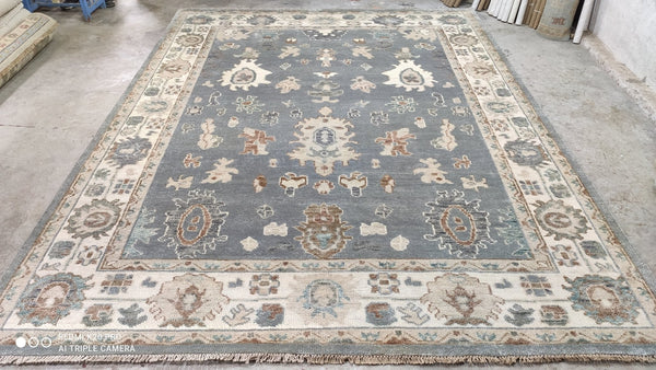 Heather Scheuermann 8x10 Hand-Knotted Oushak | Banana Manor Rug Company