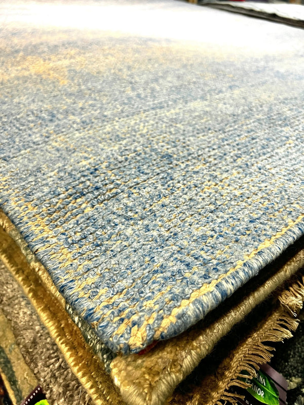 Henriette Kockum Blue Hand-Knotted Rug 5x8 | Banana Manor Rug Company