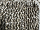 Henry Carey 11x14 Handwoven Jute Durrie Natural Grey Soumak | Banana Manor Rug Factory Outlet
