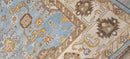 Holly Hickey Moore Light Blue and Beige Hand-Knotted Oushak Rug 8.3x10 | Banana Manor Rug Company