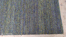 Howard Thurston 5x8 Handwoven Blue and Multi-Colored Durrie Rug | Banana Manor Rug Company