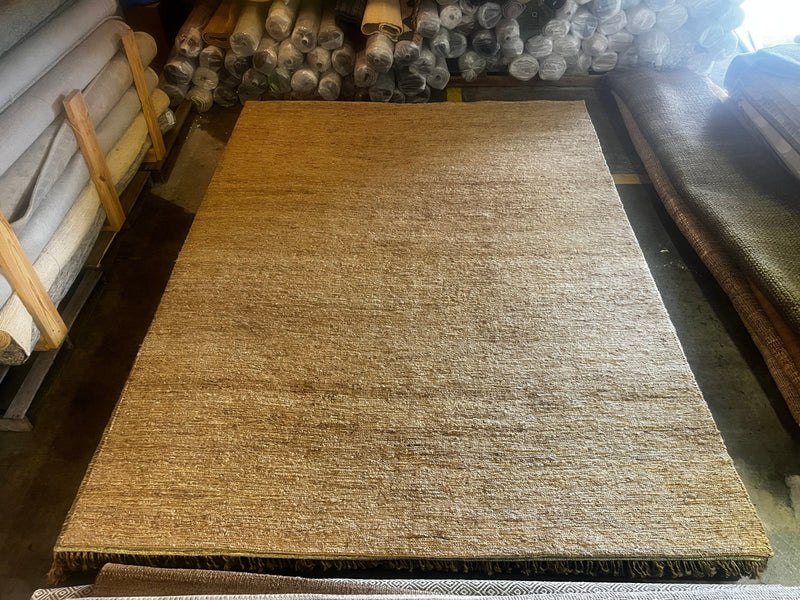 Huell Babineaux 8.3x10.3 Handwoven Natural Jute Soumak | Banana Manor Rug Factory Outlet