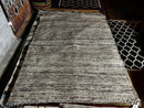 Hughes Handwoven Brown and Cream Sari Silk Durrie Rug | Banana Manor Rug Factory Outlet
