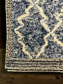 Iben Hjejle 5x7.6 Blue Hand-Tufted Rug | Banana Manor Rug Company