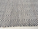 Ice Hotel Handwoven Jacquard Weave Zig-Zag Rug 4'x6' | Banana Manor Rug Company