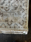 Ida Elise Broch 10x14 Sky Blue Hand-Knotted Oushak Rug | Banana Manor Rug Company