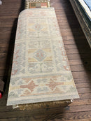 Iko 3x7.6 Multi-Colored Hand Tufted Wool Runner | Banana Manor Rug Company