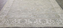 Ilze Liepa Hand-Knotted Oushak Rug Tan and Ivory 9x12 | Banana Manor Rug Company