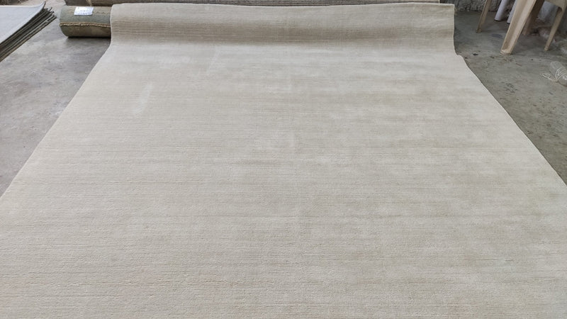 India Ivory Textured Handwoven Rug | Banana Manor Rug Company