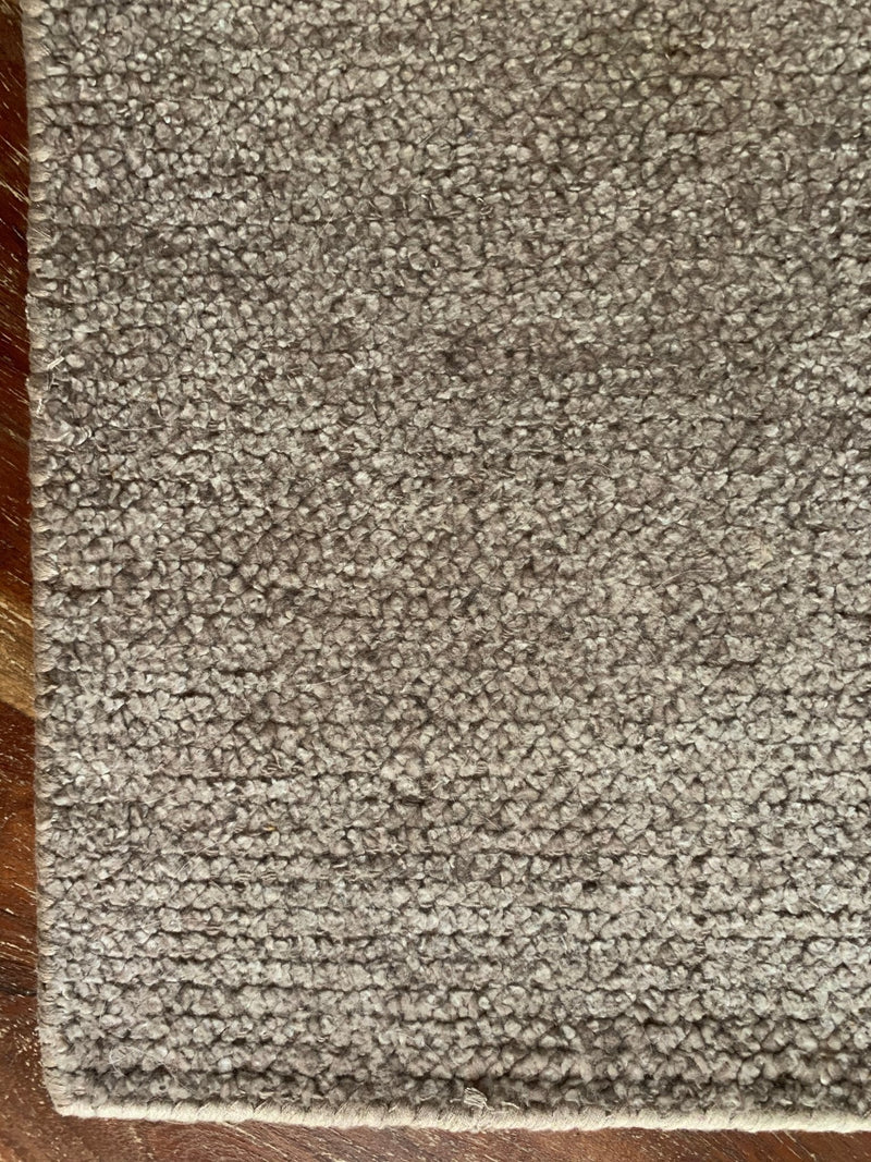 Infinite Interior Possibilities Gray and Off White Handwoven Textured Rug | Banana Manor Rug Company