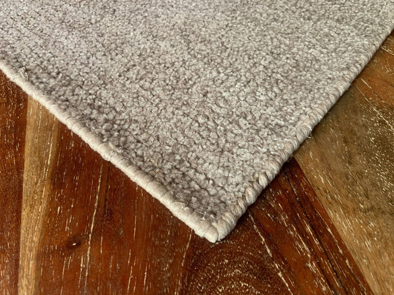 Infinite Interior Possibilities Gray and Off White Handwoven Textured Rug | Banana Manor Rug Company