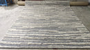 Ingrid Vandebosch 7.9x9.9 Natural and Grey Hand-Knotted Modern Rug | Banana Manor Rug Company