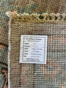 Iram Haq 9x12 Light Pink and Light Grey Hand-Knotted Oushak Rug | Banana Manor Rug Factory Outlet