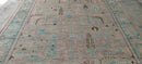 Iram Haq 9x12 Light Pink and Light Grey Hand-Knotted Oushak Rug | Banana Manor Rug Company