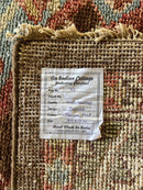 Iris 8x10 Brown and Rust Hand-Knotted Oushak Rug | Banana Manor Rug Company