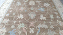 Iris Johnson 10x13 Light Brown Hand-Knotted Oushak Rug | Banana Manor Rug Company