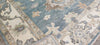 Isabel Lucas Hand-Knotted Oushak Rug Light Blue and Ivory 8x9.9 | Banana Manor Rug Company
