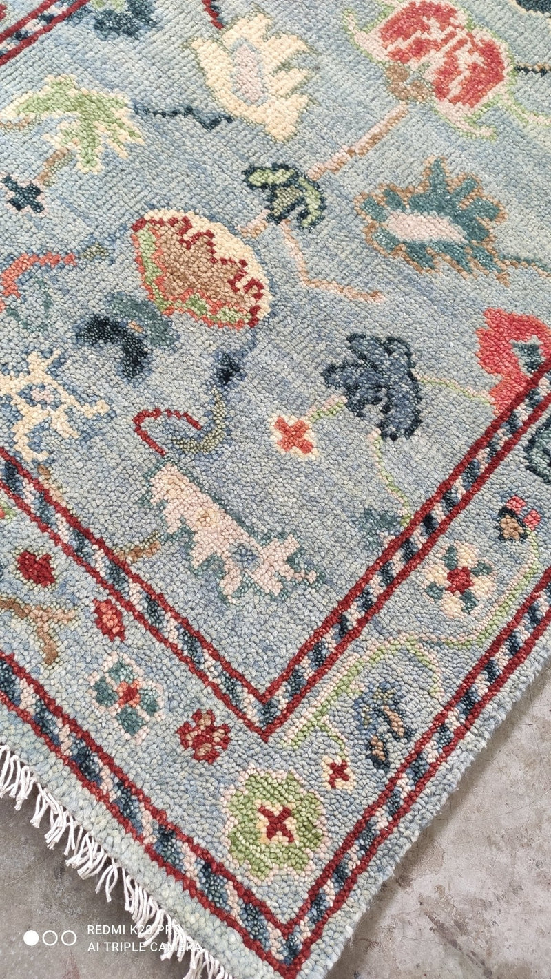 Isabella Hand Knotted Oushak Runner | Banana Manor Rug Company