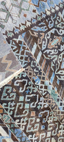 Ivan Vasiliev Hand-Knotted Modern Rug Abstract Multi-Colored 9x12 | Banana Manor Rug Company