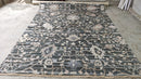 Jade 7.9x10 Grey and Ivory Hand-Knotted Oushak Rug | Banana Manor Rug Company