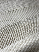 Jadis 5.3x7.9 White Handwoven Looped Rug | Banana Manor Rug Company